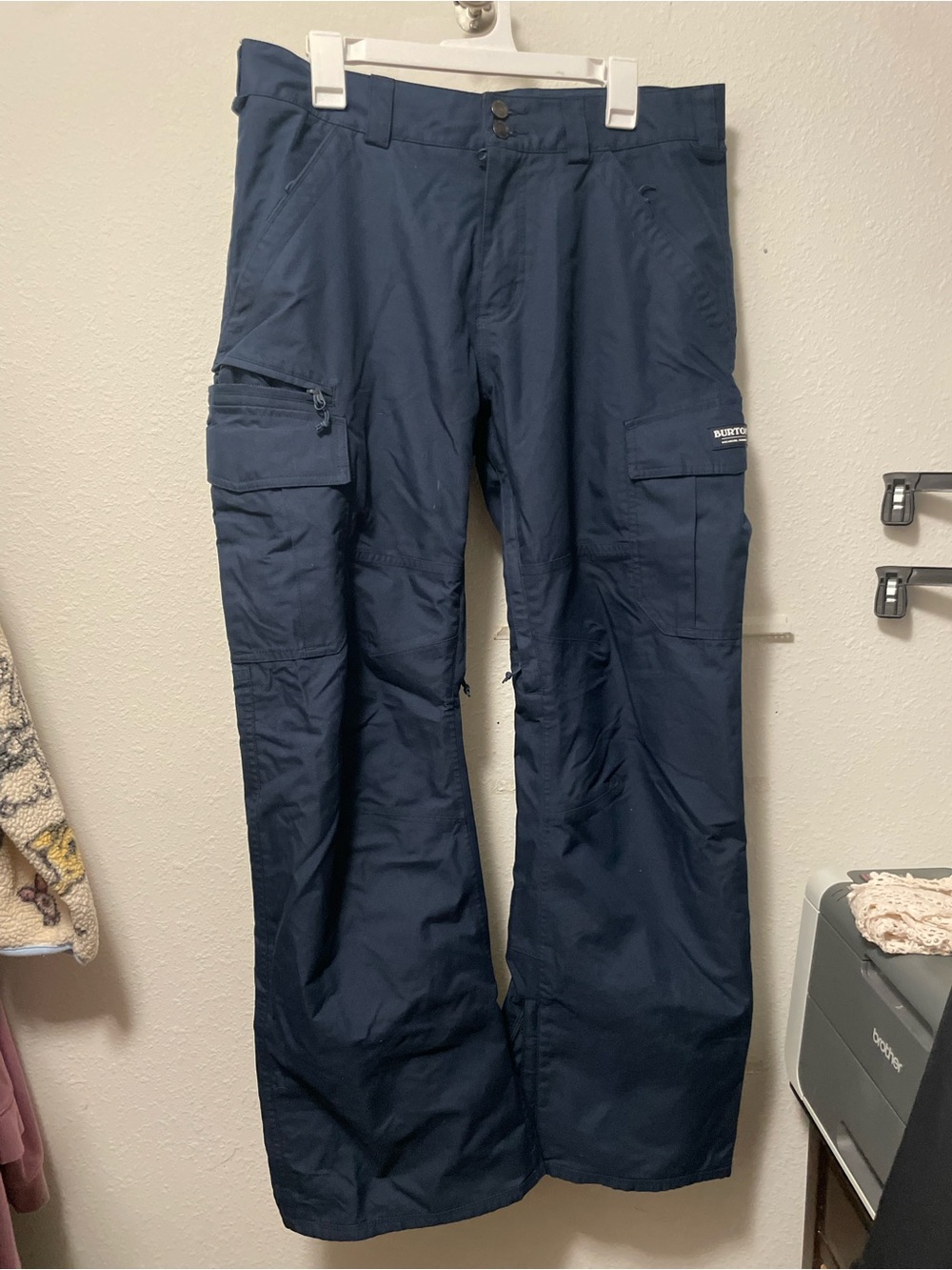 Burton Cargo 2L Shell Snow Pants Men’s Medium Navy Blue